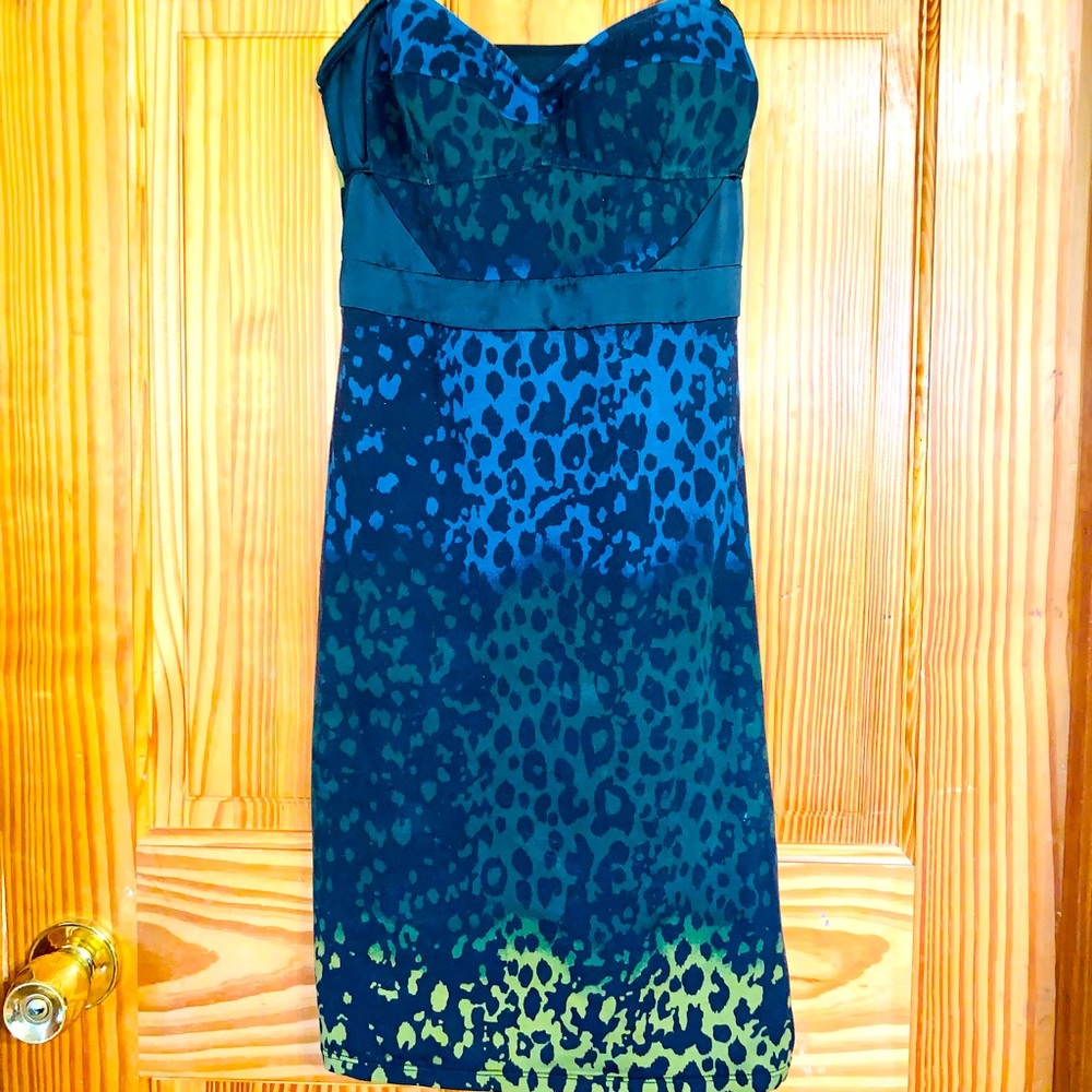 Victoria’s Secret Bra Tops animal print body on dress S/P from the Y2K era